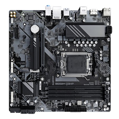 Материнська плата GIGABYTE B650M D3HP sAM5 B650 4xDDR5 M.2 HDMI DVI mATX (B650M_D3HP)