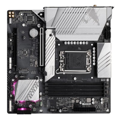 Материнська плата GIGABYTE B760M AORUS ELITE AX s1700 B760 4xDDR5 M.2 HDMI DP Wi-Fi BT mATX (B760M_AORUS_ELITE_AX) Материнська плата GIGABYTE B760M AORUS ELITE AX s1700 B760 4xDDR5 M.2 HDMI DP Wi-Fi BT mATX (B760M_AORUS_ELITE_AX)
