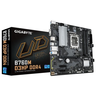 Материнська плата GIGABYTE B760M D3HP DDR4 s1700 b760 4xDDR4 M.2 HDMI DP D-Sub mATX (B760M_D3HP_DDR4) Материнська плата GIGABYTE B760M D3HP DDR4 s1700 b760 4xDDR4 M.2 HDMI DP D-Sub mATX (B760M_D3HP_DDR4)