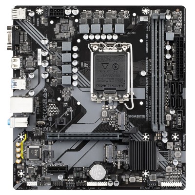 Материнська плата GIGABYTE B760M H DDR4 s1700 B760 2xDDR4 M.2 HDMI mATX (B760M_H_DDR4)