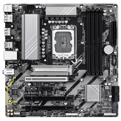 Материнська плата GIGABYTE B860M DS3H s1851 B860 4xDDR5 M.2 HDMI DP mATX (B860M_DS3H)