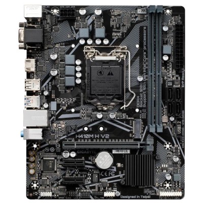 Материнська плата GIGABYTE H410M H V2 s1200 H470 2xDDR4 M.2 HDMI D-Sub mATX (H410M_H_V2)