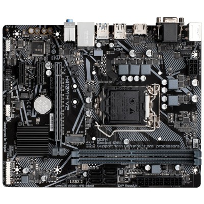 Материнська плата GIGABYTE H410M H V2 s1200 H470 2xDDR4 M.2 HDMI D-Sub mATX (H410M_H_V2)