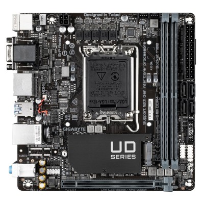 Материнська плата GIGABYTE H610I DDR4 s1700 H610 2xDDR4 M.2 HDMI D-Sub mITX (H610I_DDR4) Материнська плата GIGABYTE H610I DDR4 s1700 H610 2xDDR4 M.2 HDMI D-Sub mITX (H610I_DDR4)