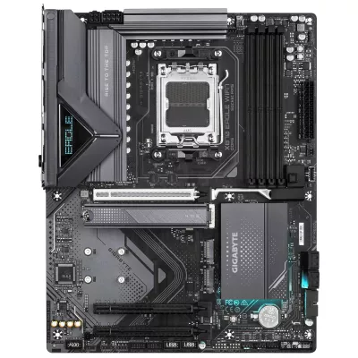 Материнська плата GIGABYTE X870 EAGLE WIFI7 sAM5 X870 4xDDR5 M.2 HDMI DP Wi-Fi BT ATX (X870_EAGLE_WIFI7)