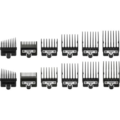 Машинка для стриження Babyliss Super-X Metal Series, акум., насадок-12, сталь з графітовим покриттям, чорно-сріблястий (E991E)