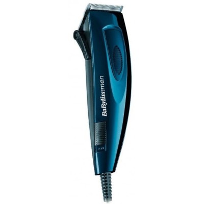 Машинка для стриження Babyliss, від мережі, насадок-8, сталь, синій (E695E)