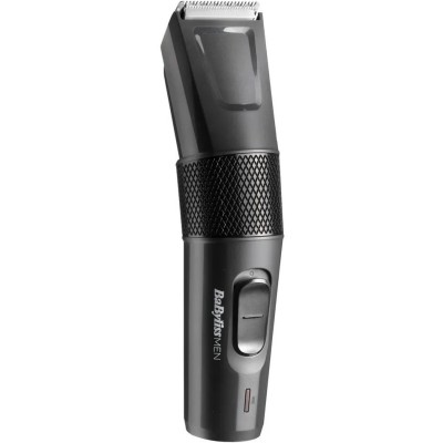 Машинка для стриження Babyliss, мережа+акум., вібраційний мотор, насадок-1, кейс, сталь, сірий (E786E)