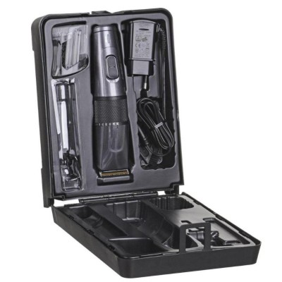 Машинка для стриження Babyliss, мережа+акум., вібраційний мотор, насадок-1, кейс, титан.напил., сірий (E976E)