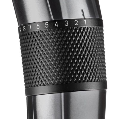 Машинка для стриження Babyliss, мережа+акум., вібраційний мотор, насадок-1, тример, кейс, титан.напил., чорний (E978E)