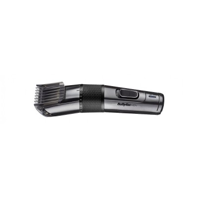 Машинка для стриження Babyliss, мережа+акум., вібраційний мотор, насадок-1, тример, кейс, титан.напил., чорний (E978E)
