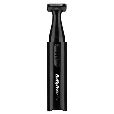 Машинка для стриження Babyliss, мережа+акум., вібраційний мотор, насадок-1, тример, кейс, титан.напил., чорний (E978E)