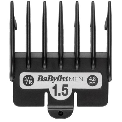 Машинка для стриження Babyliss, мережа+акум., вібраційний мотор, насадок-10, кейс, чохол, гребінець у компл., сталь, сірий (E996