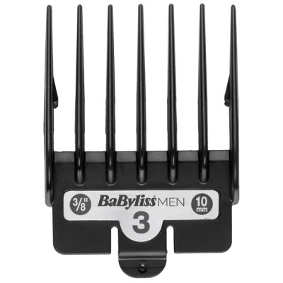 Машинка для стриження Babyliss, мережа+акум., вібраційний мотор, насадок-10, кейс, чохол, гребінець у компл., сталь, сірий (E996