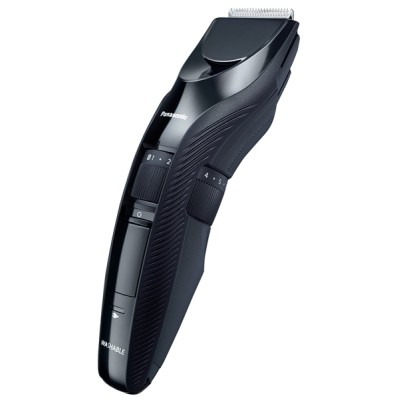 Машинка для стриження Panasonic, для голови, бороди і вусів, мережа+акум., насадок-1, сталь, чорний (ER-GC51-K520)