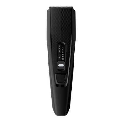 Машинка для стриження Philips Series 3000, від мережі, роторний мотор, насадок-2, сталь, чорний (HC3510/15)
