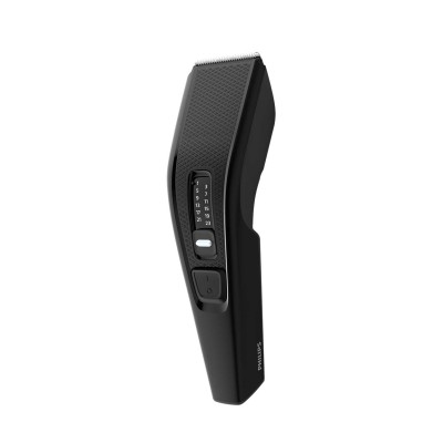 Машинка для стриження Philips Series 3000, від мережі, роторний мотор, насадок-2, сталь, чорний (HC3510/15)