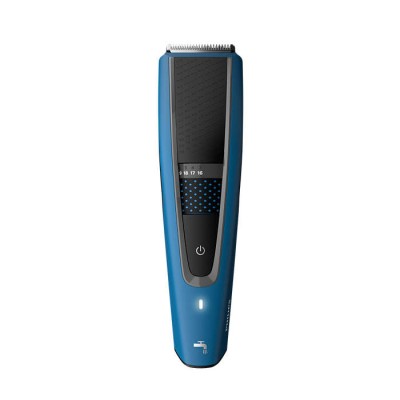 Машинка для стриження Philips Series 5000, акум., роторний мотор, насадок-3, сталь, чорно-синій (HC5612/15)