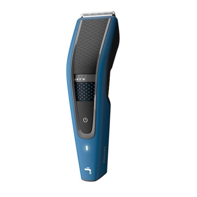 Машинка для стриження Philips Series 5000, акум., роторний мотор, насадок-3, сталь, чорно-синій (HC5612/15)