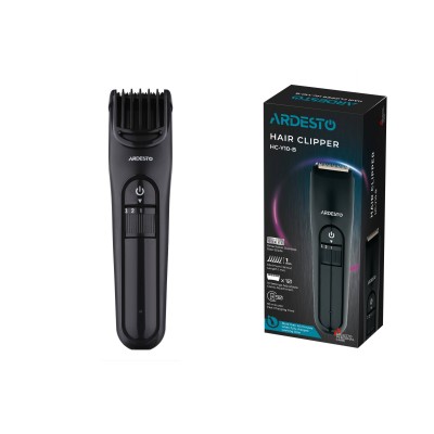Машинка для стрижки Ardesto HC-Y10-B, мережа+акум., насадок-1, сталь, чорний