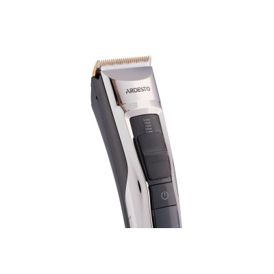 Машинка для стрижки Ardesto HC-Y30-DBS, мережа+акум., насадок-6, сталь+кераміка, чорний
