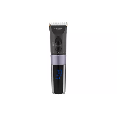 Машинка для стрижки Ardesto HC-Y40-DBS, мережа+акум., насадок-4, титан. напил + кераміка, чорний