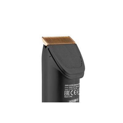 Машинка для стрижки Ardesto HC-Y40-DBS, мережа+акум., насадок-4, титан. напил + кераміка, чорний
