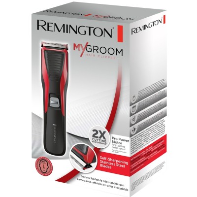 Машинка для стрижки Remington My Groom, від мережі, роторний мотор, насадок-1, сталь, червоно-чорний (HC5100) Машинка для стрижки Remington My Groom, від мережі, роторний мотор, насадок-1, сталь, червоно-чорний (HC5100)