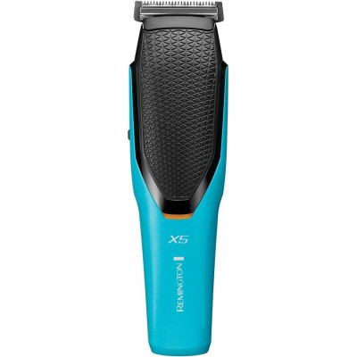 Машинка для стрижки Remington Power X Series X5, мережа+акум., роторний мотор, насадок-4, сталь, чорно-бірюзовий (HC5000)