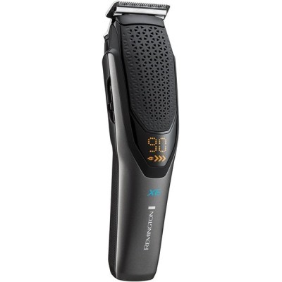 Машинка для стрижки Remington Power X Series X6, мережа+акум., насадок-4, сталь, чорно-сірий (HC6000)