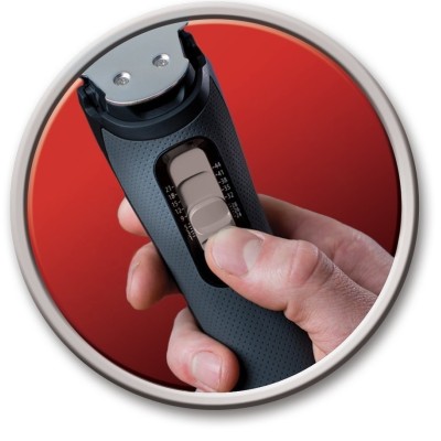 Машинка для стрижки Remington Pro Power Precision Steel, мережа+акум., роторний мотор, насадок-2, сталь, чорний (HC7110)
