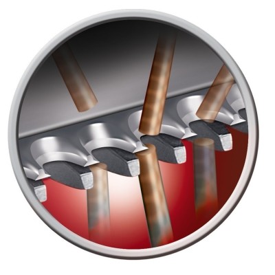 Машинка для стрижки Remington Pro Power Precision Steel, мережа+акум., роторний мотор, насадок-2, сталь, чорний (HC7110)