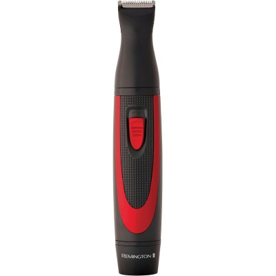 Машинка для стрижки Remington The Works, ААх2 в комплекті, насадок-2, для носа та вух, сталь, чорно-червоний (HC905)