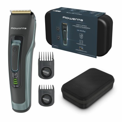 Машинка для стрижки Rowenta Advancer, для бороди, вусів, голови, мережа+акум., роторний мотор, насадок-2, кейс, титан.напил., те