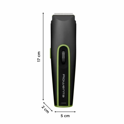 Машинка для стрижки Rowenta Nomad Sport Collection, акум., роторний мотор, насадок-2, кейс, сталь, чорно-зелений (TN1409F0) Машинка для стрижки Rowenta Nomad Sport Collection, акум., роторний мотор, насадок-2, кейс, сталь, чорно-зелений (TN1409F0)