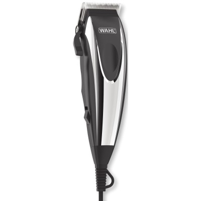 Машинка для стрижки WAHL HomePro Complete Kit, від мережі, вібраційний мотор, насадок-8, кейс,акс. компл, сталь, чорно-сріблясти