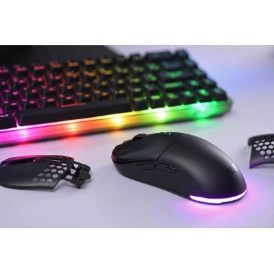Миша 2E GAMING HyperDrive Lite WL, RGB, USB-A/WL, чорний (2E-MGHDL-WL-BK)