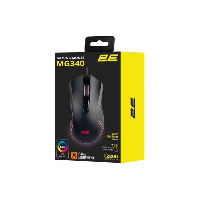 Миша 2E GAMING MG340, RGB, USB-A, чорний (2E-MG340UB)