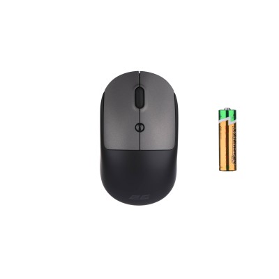 Миша 2E MF218 Silent, WL/BT, чорно-сірий (2E-MF218WBG)