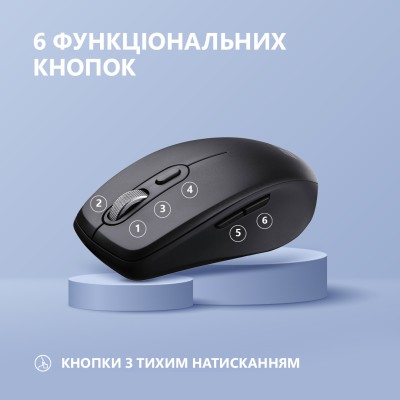 Миша 2E MF225 Silent, WL/BT, чорний (2E-MF225WBK)