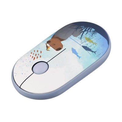 Миша 2E MF300 CAPYBARA:SWIM Silent WL BT, синій (2E-MF300WCAPIBARABL)