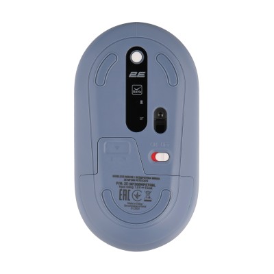 Миша 2E MF300 PETS:CATS Silent WL BT, синій (2E-MF300WPETSBL)