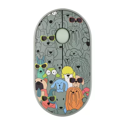 Миша 2E MF300 PETS:DOGS Silent WL BT, зелений (2E-MF300WPETSGN)