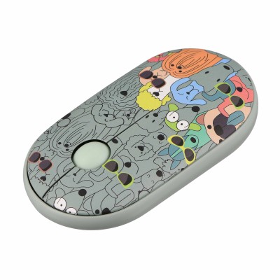 Миша 2E MF300 PETS:DOGS Silent WL BT, зелений (2E-MF300WPETSGN)