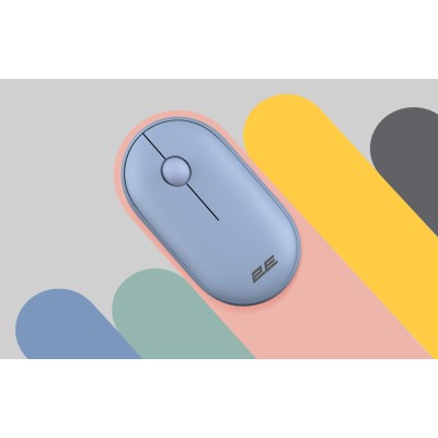Миша 2E MF300 Silent, WL/BT, синій (2E-MF300WBL)