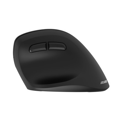Миша 2E MF325 Silent, WL/BT, вертикальна, чорний (2E-MF325WBK)