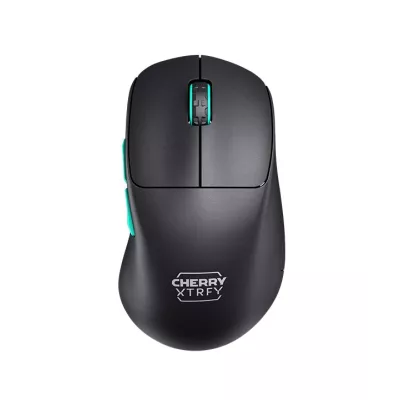 Миша Cherry Xtrfy M64, WL/USB-A, RGB, чорний (CX-M64W-BLACK)