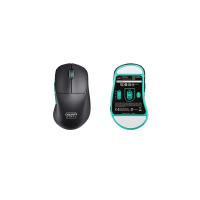 Миша Cherry Xtrfy M64, WL/USB-A, RGB, чорний (CX-M64W-BLACK)