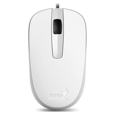 Миша Genius DX-120, USB-A, білий (31010105102)