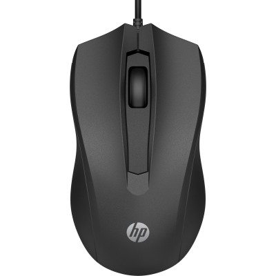Миша HP 100, USB-A, чорний (6VY96AA)